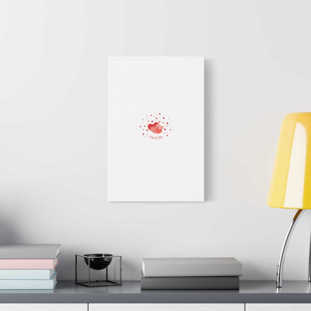 Tiny Heart Confetti Canvas | Matte Stretched Canvas