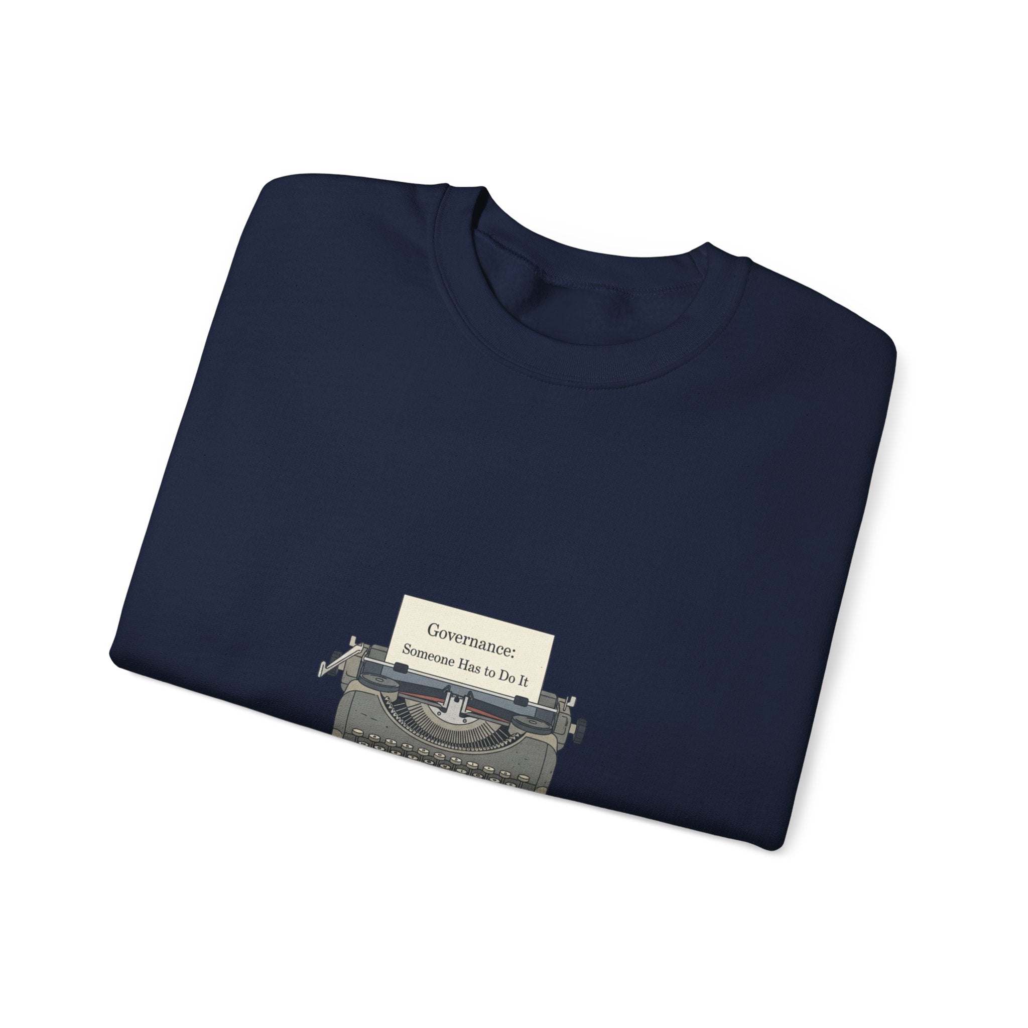 Civic Exhaustion Typewriter Crewneck sweatshirt | election memes, politics humor