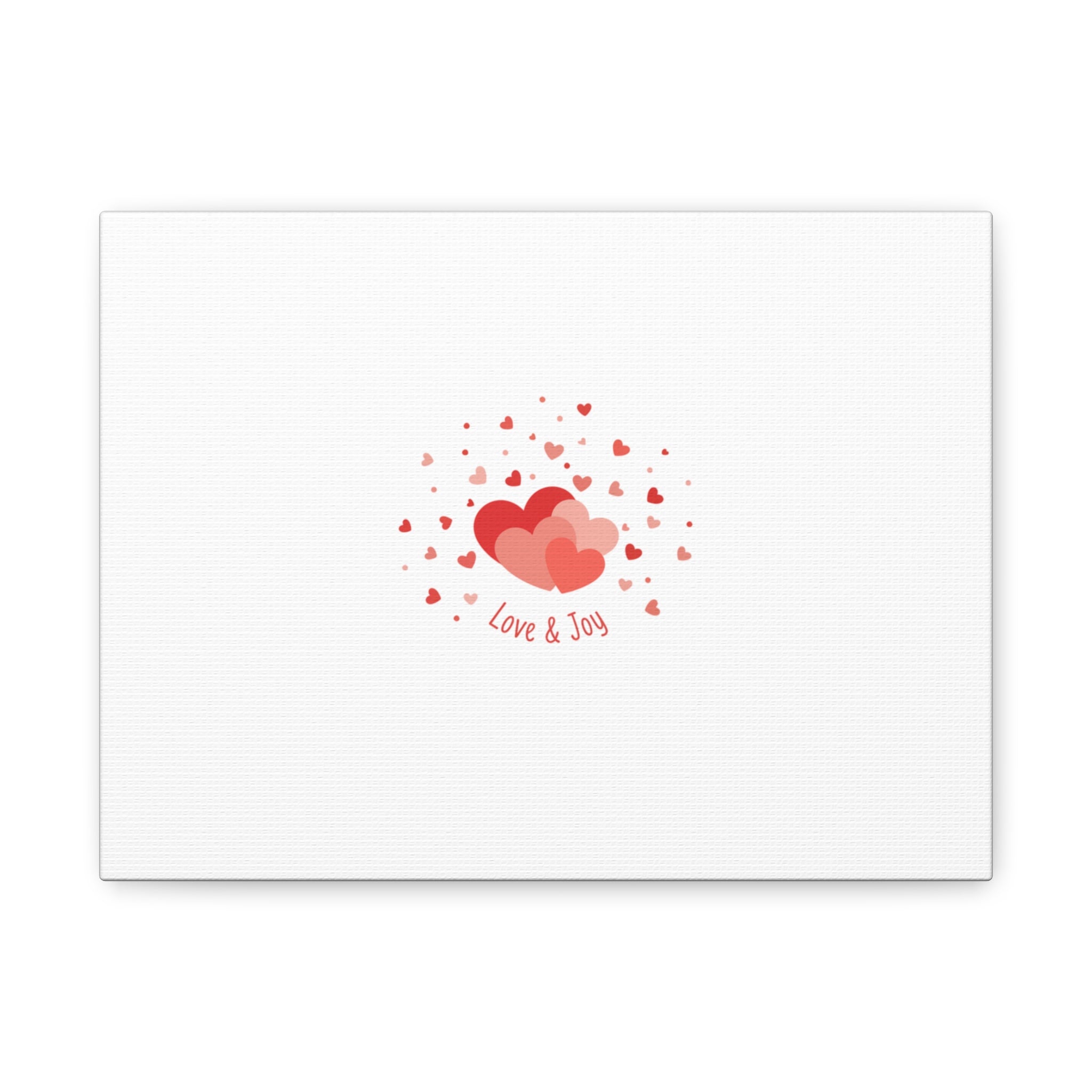 Tiny Heart Confetti Canvas | Matte Stretched Canvas