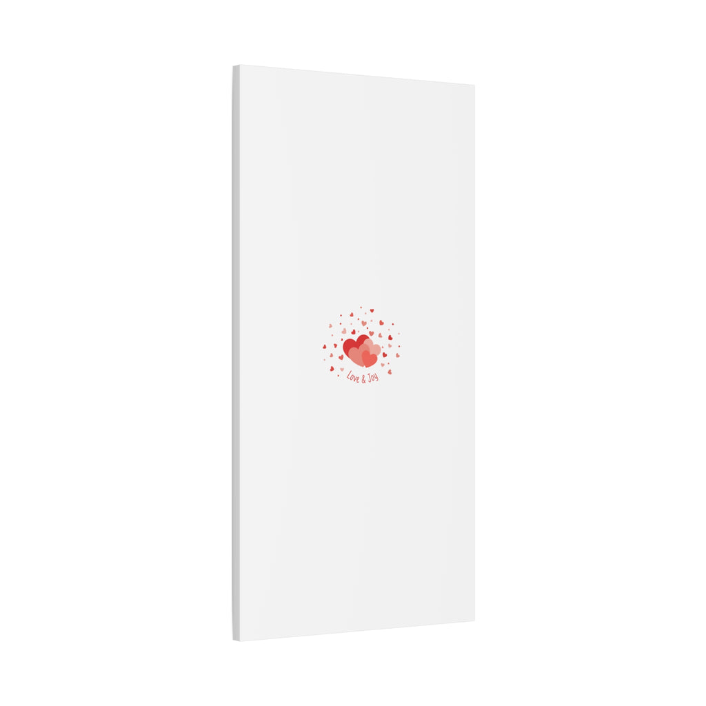 Tiny Heart Confetti Canvas | Matte Stretched Canvas