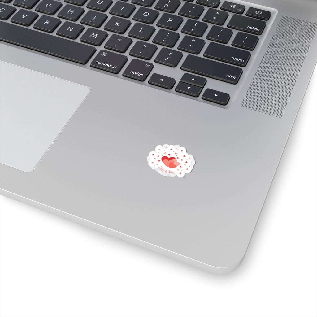Tiny Heart Confetti Kiss-Cut Stickers | Valentine's Doodle, Micro Heart Pattern