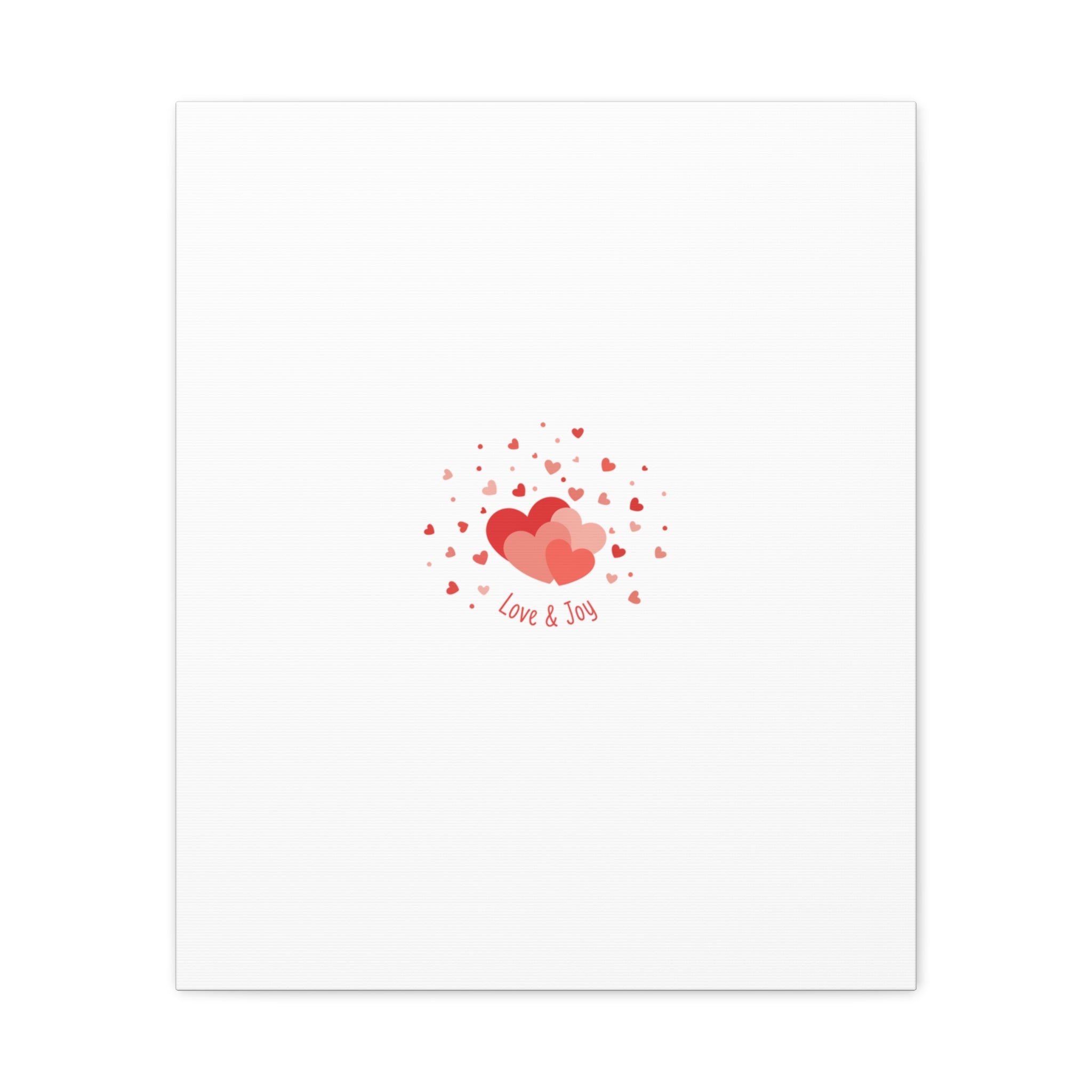 Tiny Heart Confetti Canvas | Matte Stretched Canvas