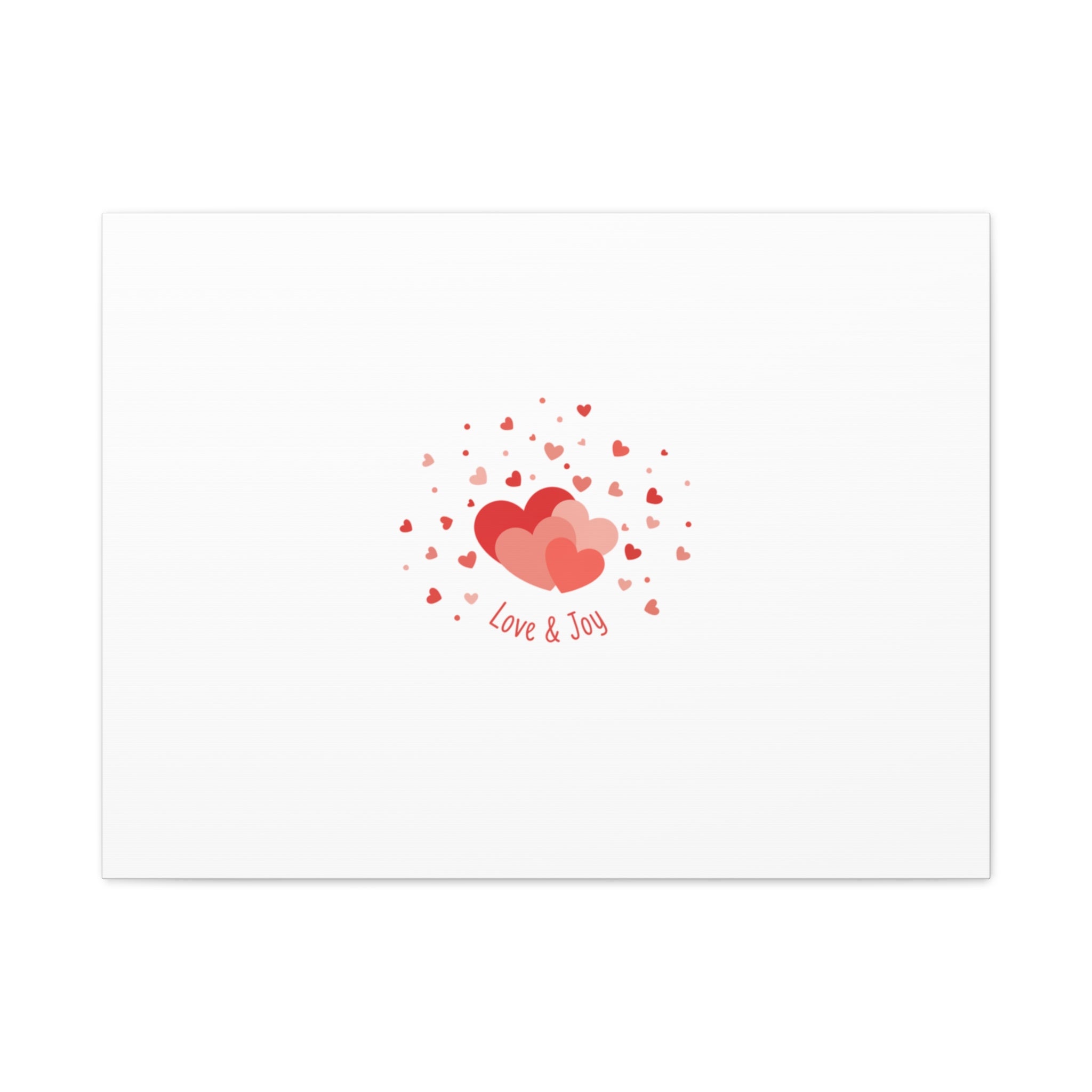 Tiny Heart Confetti Canvas | Matte Stretched Canvas