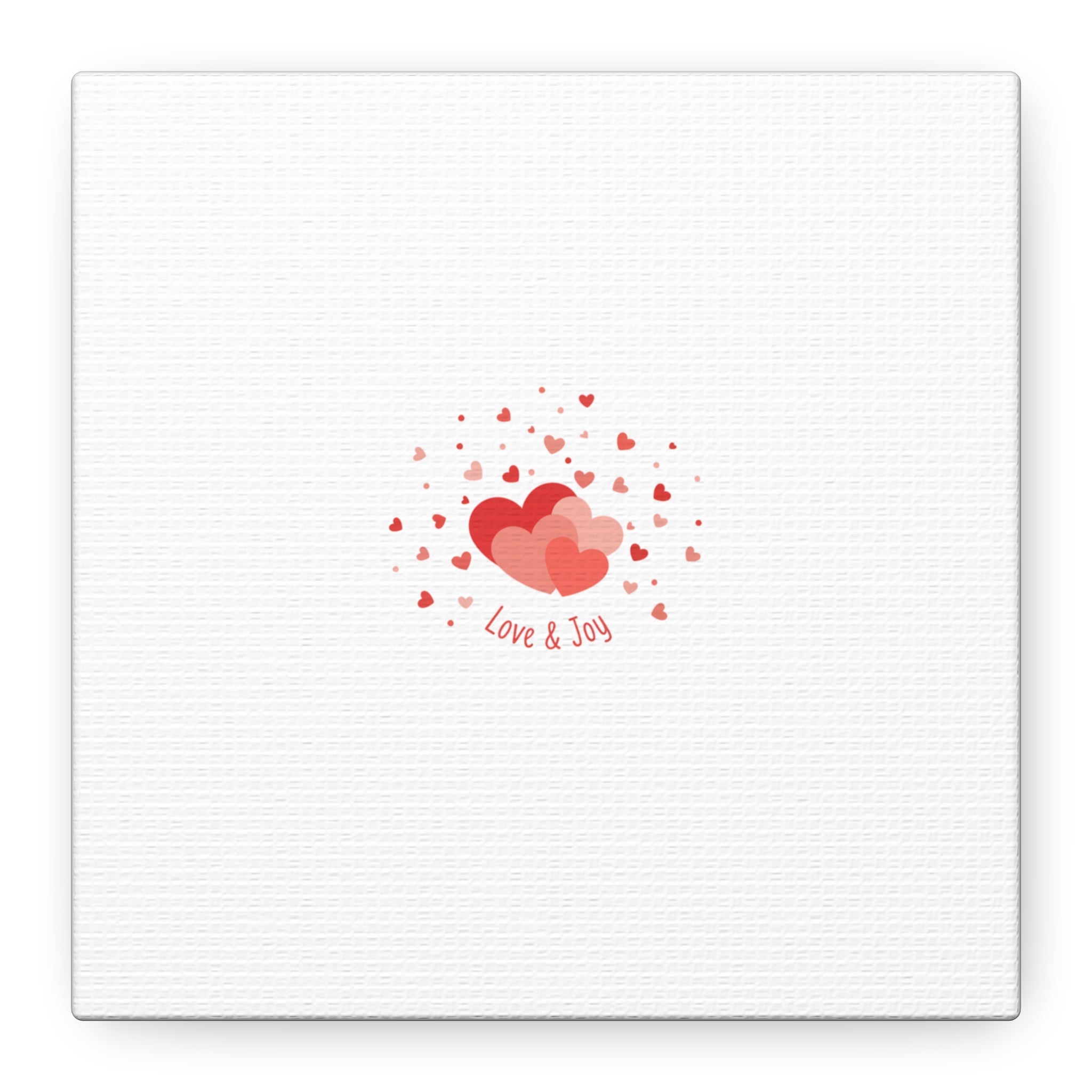 Tiny Heart Confetti Canvas | Matte Stretched Canvas