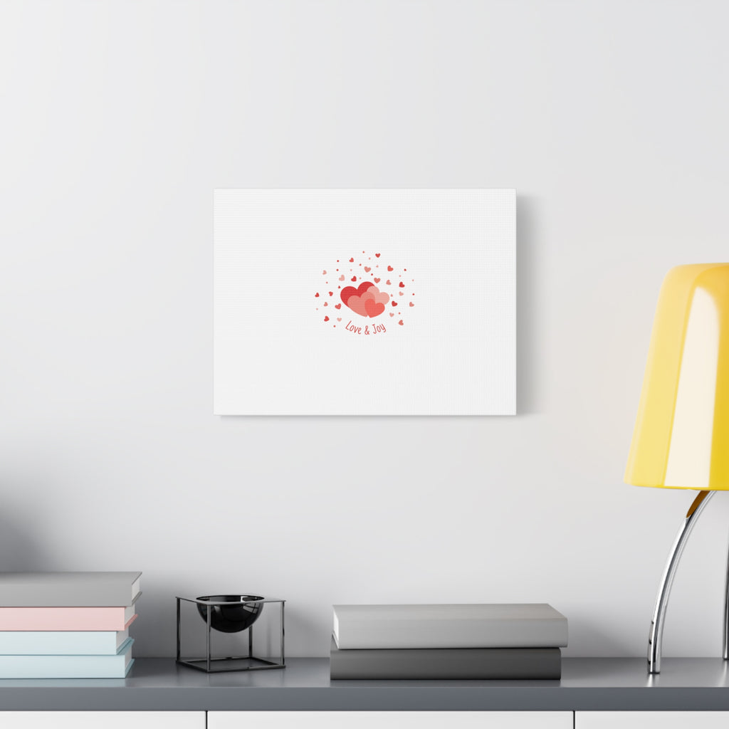 Tiny Heart Confetti Canvas | Matte Stretched Canvas