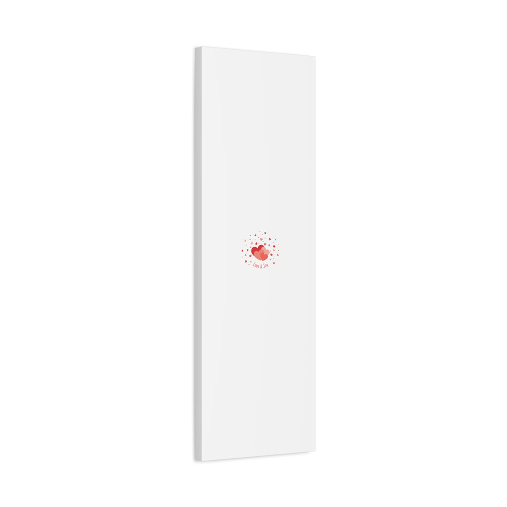 Tiny Heart Confetti Canvas | Matte Stretched Canvas