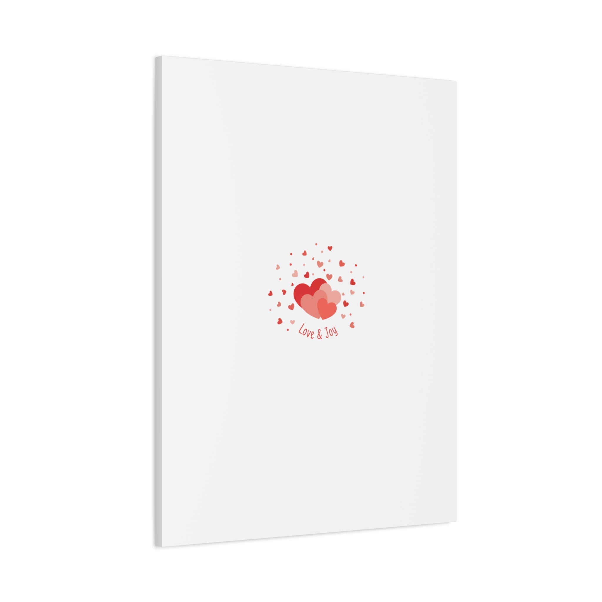 Tiny Heart Confetti Canvas | Matte Stretched Canvas