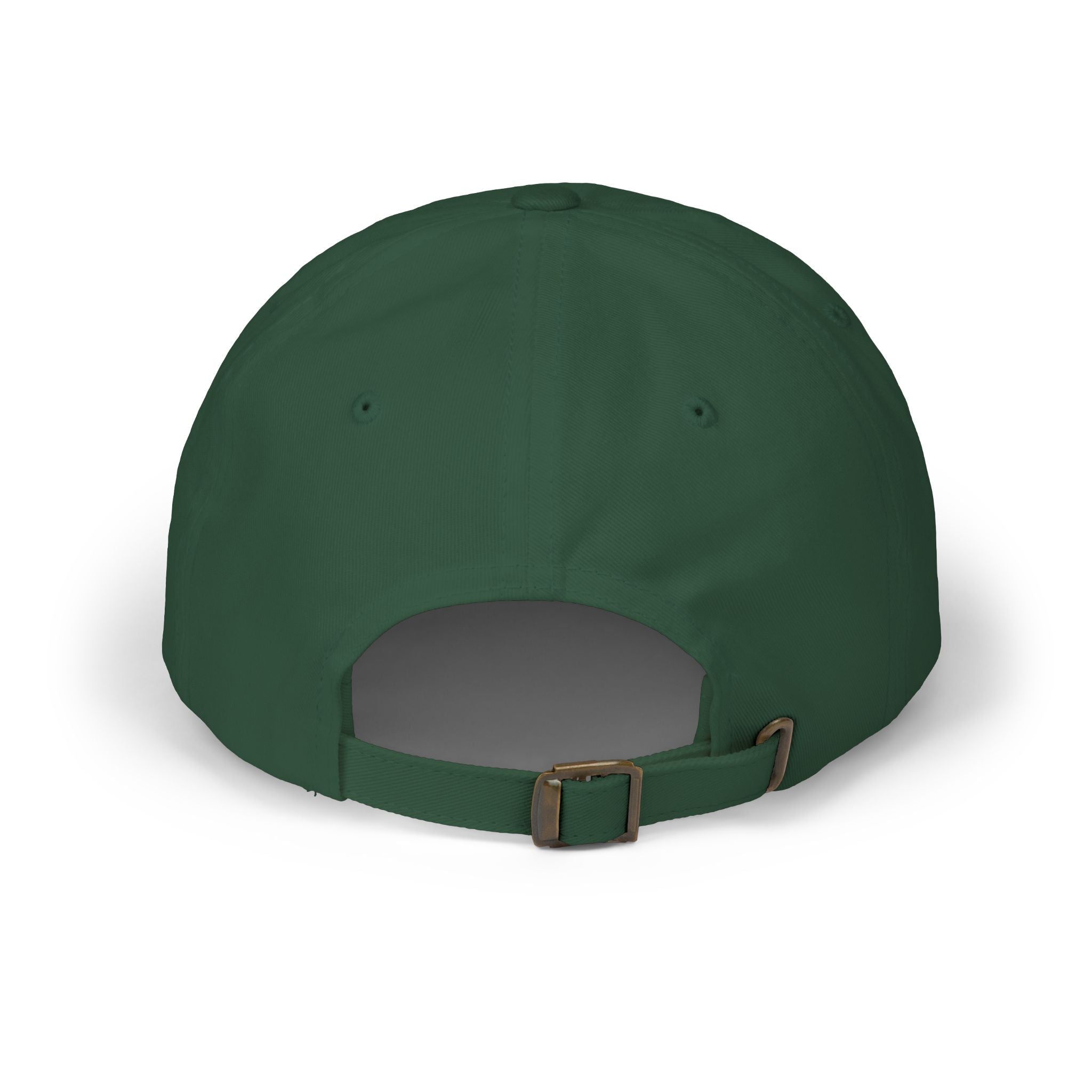 Dad Cap — "no idea, but ok" Embroidered White Baseball Hat