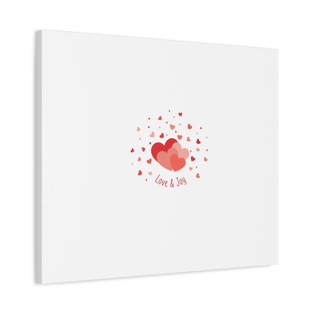 Tiny Heart Confetti Canvas | Matte Stretched Canvas