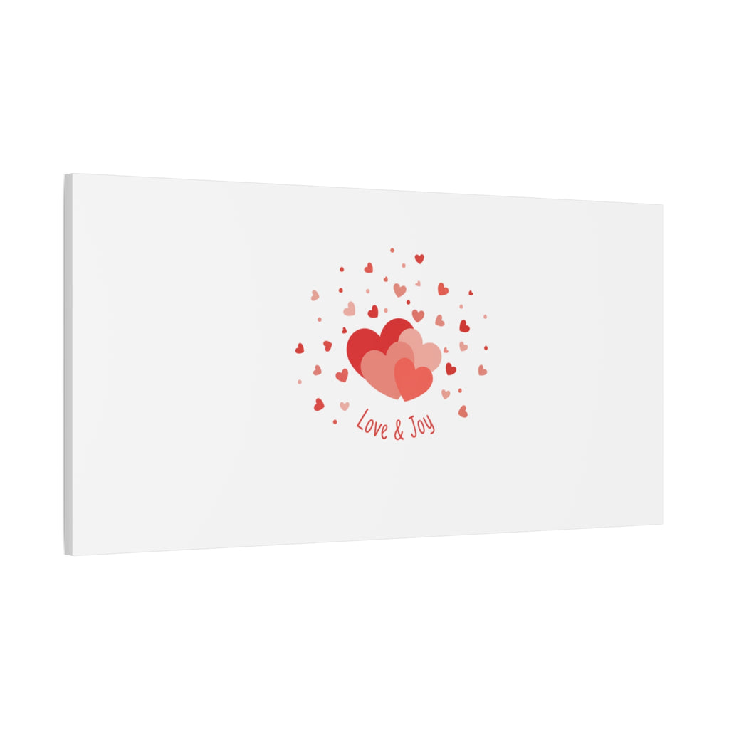 Tiny Heart Confetti Canvas | Matte Stretched Canvas
