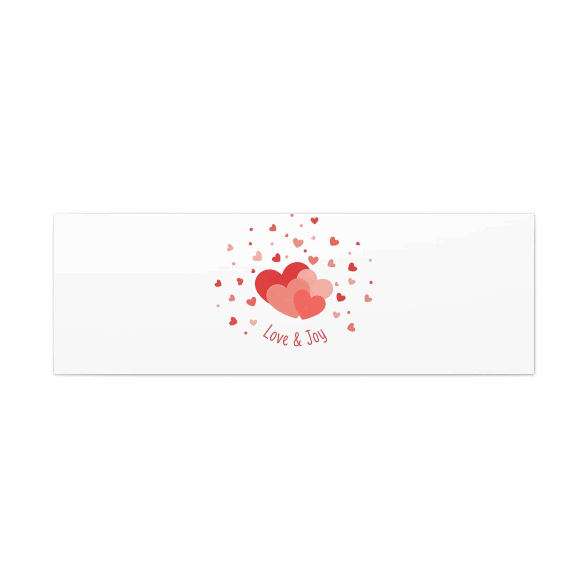 Tiny Heart Confetti Canvas | Matte Stretched Canvas