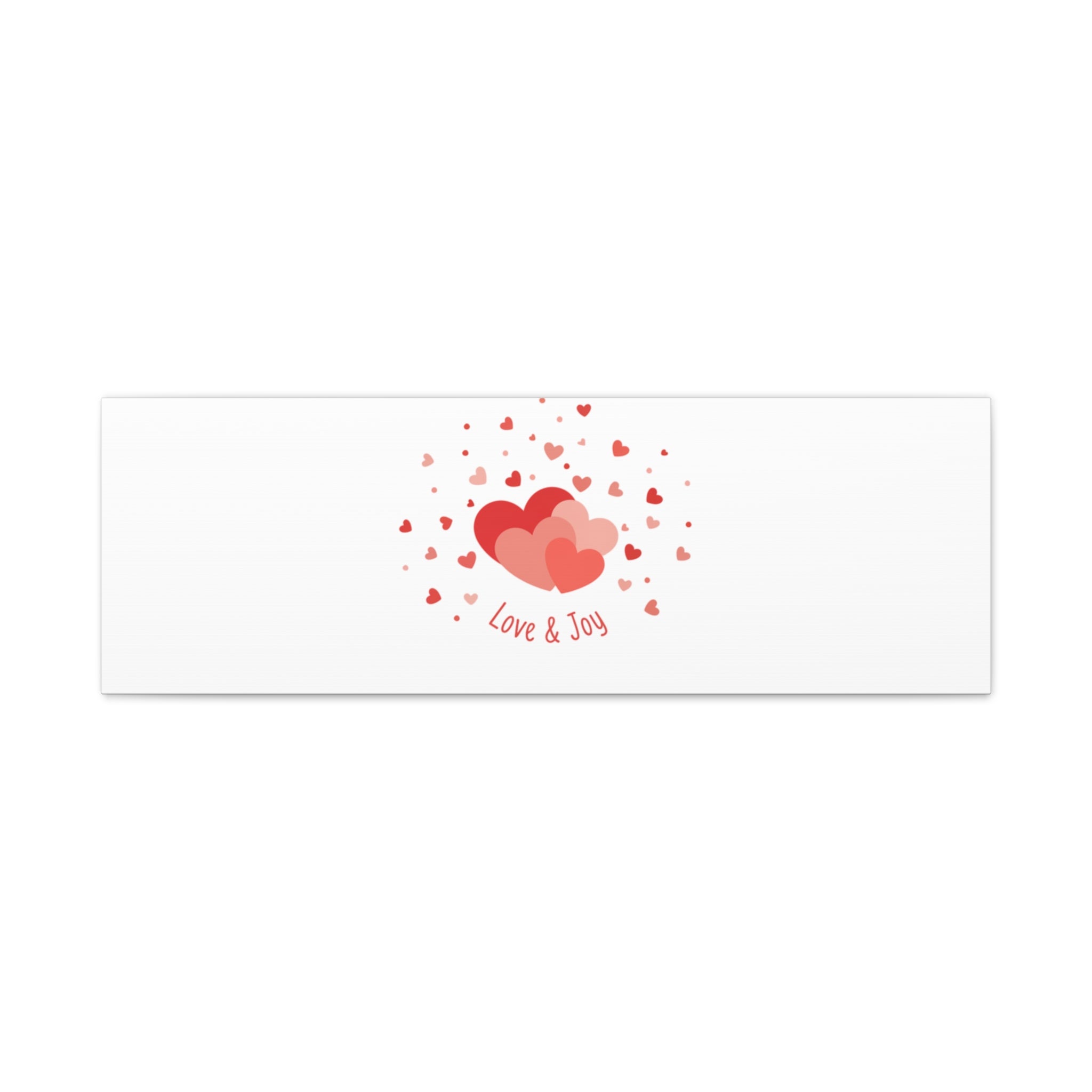 Tiny Heart Confetti Canvas | Matte Stretched Canvas