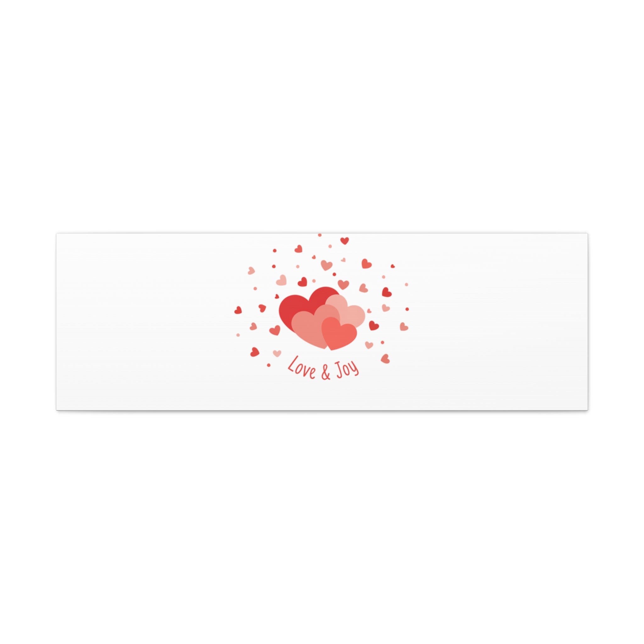 Tiny Heart Confetti Canvas | Matte Stretched Canvas