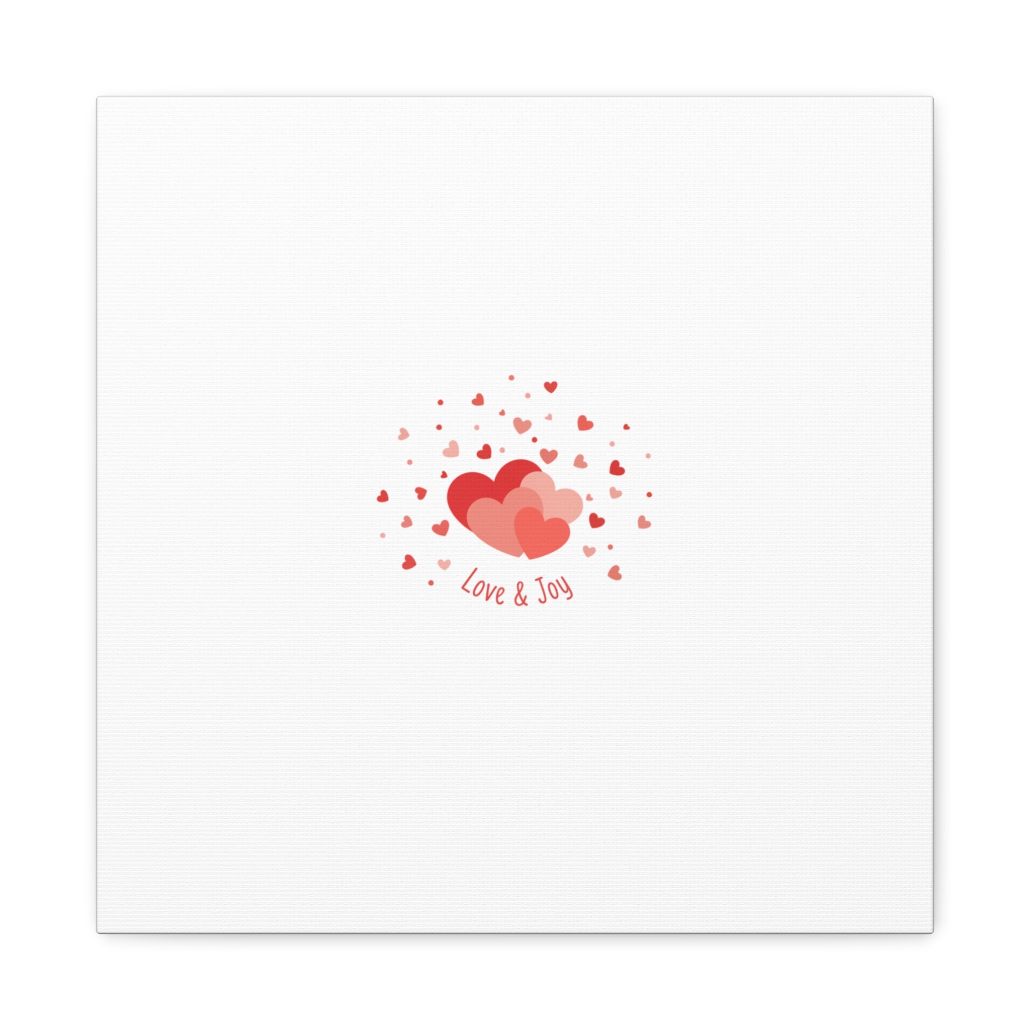 Tiny Heart Confetti Canvas | Matte Stretched Canvas