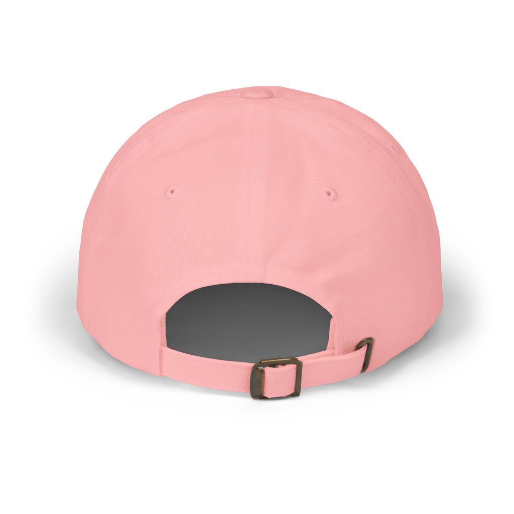 Dad Cap — "no idea, but ok" Embroidered White Baseball Hat