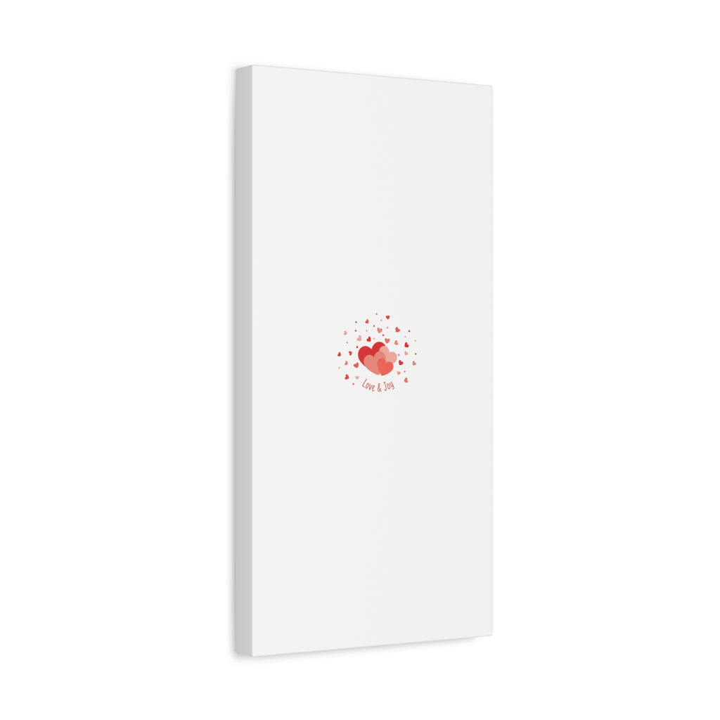 Tiny Heart Confetti Canvas | Matte Stretched Canvas