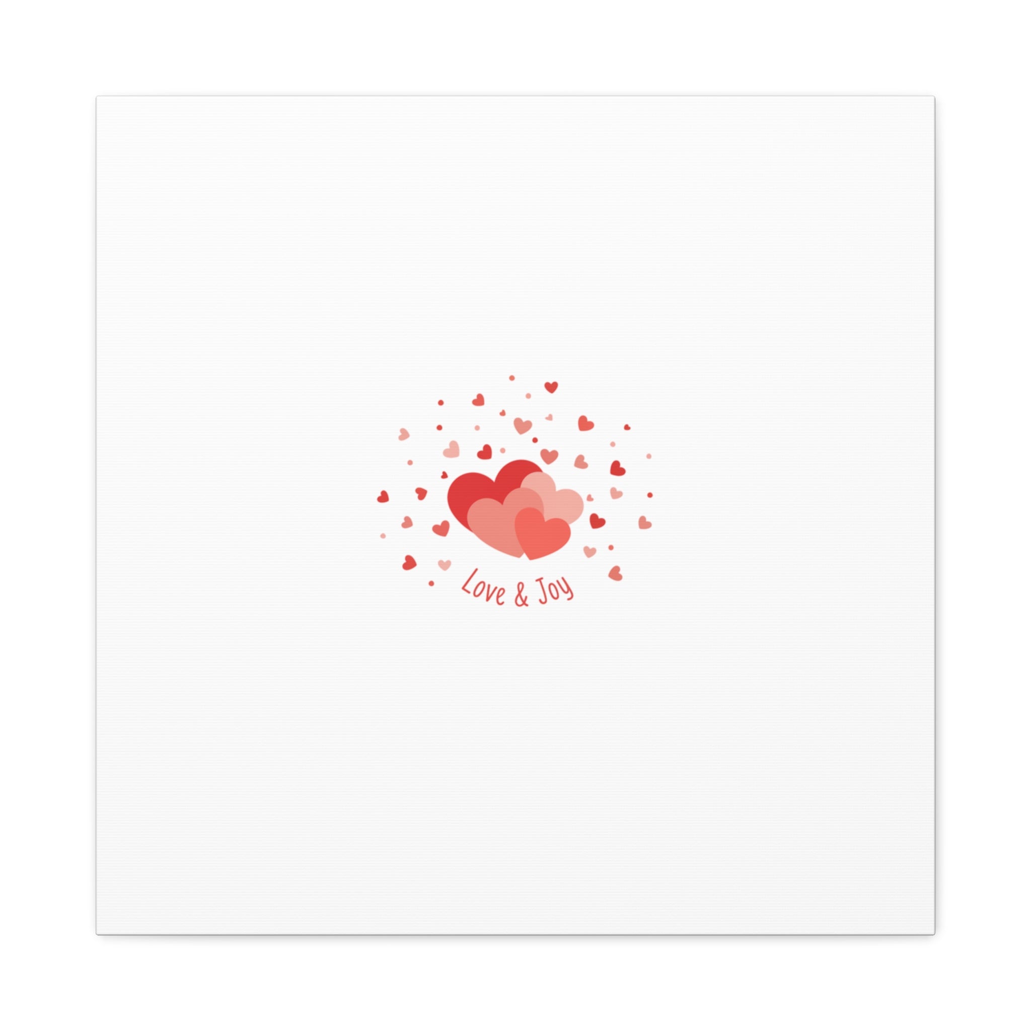 Tiny Heart Confetti Canvas | Matte Stretched Canvas