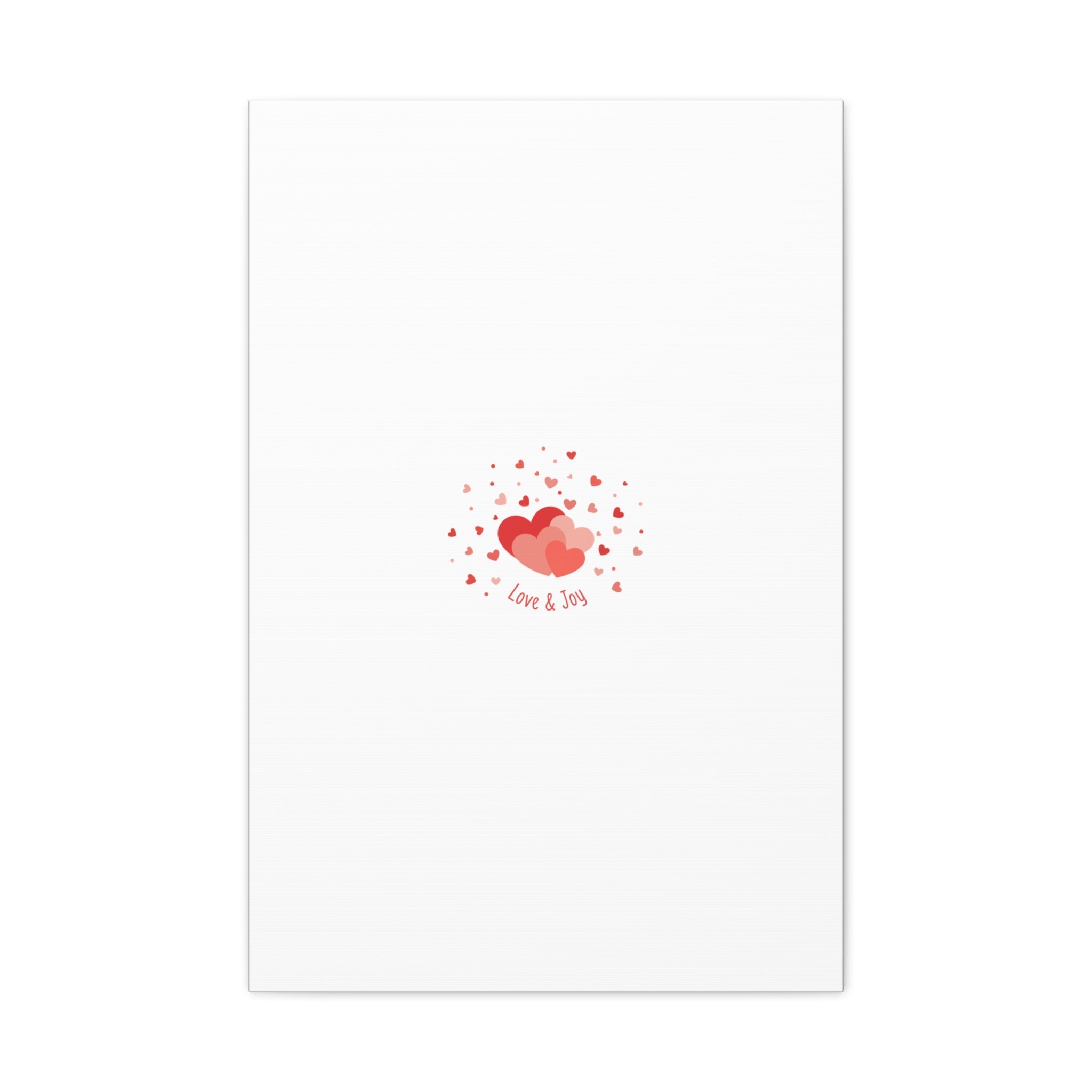 Tiny Heart Confetti Canvas | Matte Stretched Canvas